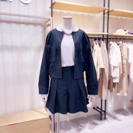 엠버시 시보리 투턱 큐롯 팬츠