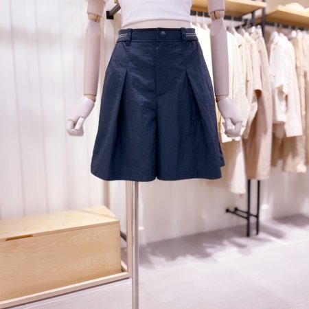 엠버시 시보리 투턱 큐롯 팬츠