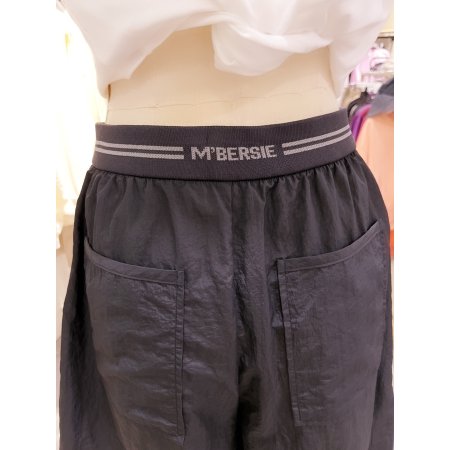 엠버시 시보리 투턱 큐롯 팬츠