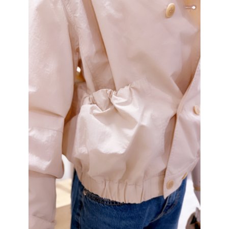 밴딩 밑단셔츠 점퍼