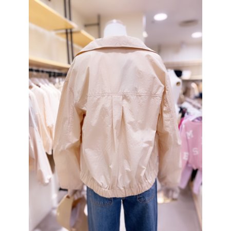 밴딩 밑단셔츠 점퍼