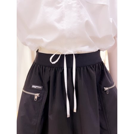 어깨셔링 오버핏 민소매 셔츠