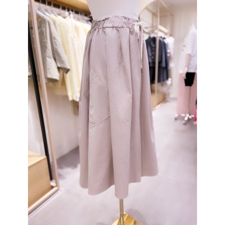 사선 포켓 디테일 밴딩 스커트