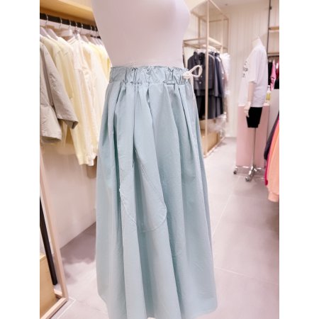 사선 포켓 밴딩 스커트