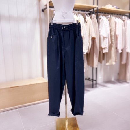 스트링 와이드 밴딩 팬츠