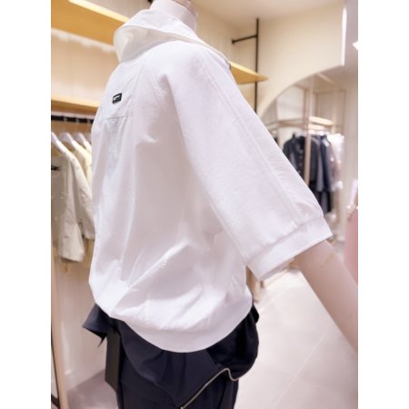 자수 반집업 나그런 우븐믹스 맨투맨