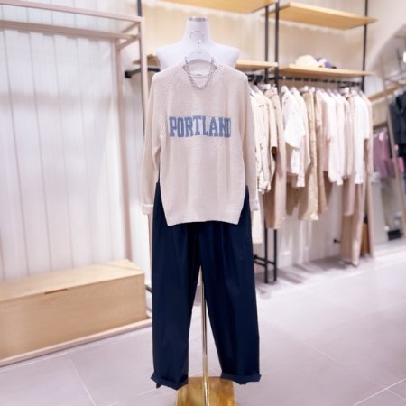PORTLAND 자카드 풀오버	