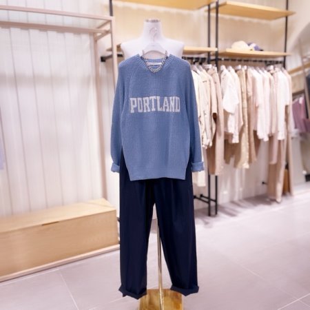 PORTLAND 자카드 풀오버	
