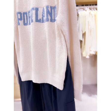 PORTLAND 자카드 풀오버	