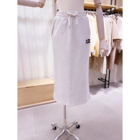 밴딩 H라인 져지스커트