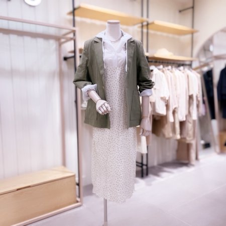 아웃포켓 싱글 린넨 자켓