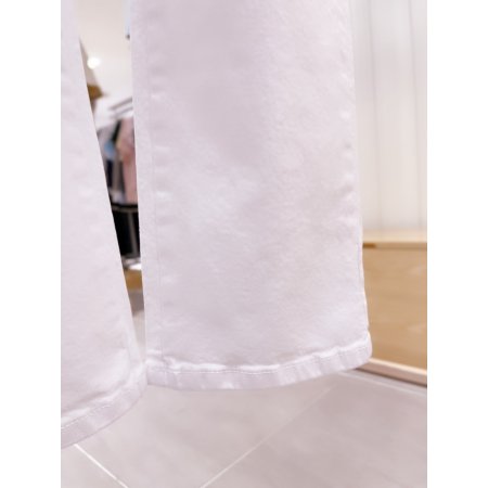 허리밴딩 세미부츠컷 팬츠	