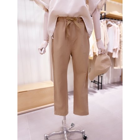 투턱 린넨 팬츠