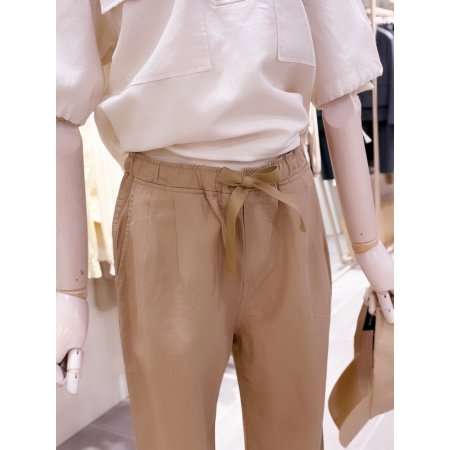 투턱 린넨 팬츠