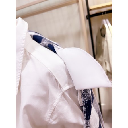 린넨 체크 싱글 자켓