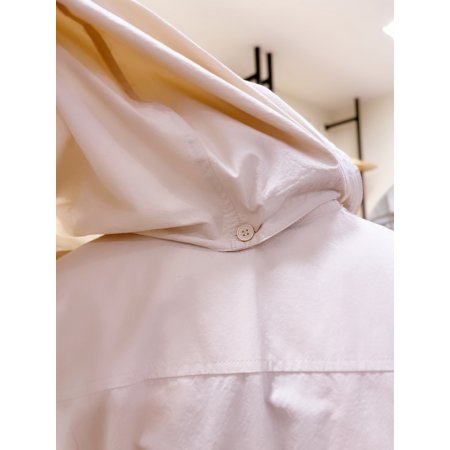 M 자수 후드 탈부착 셔츠