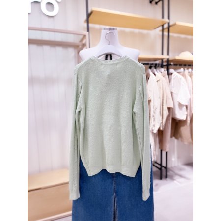 스카시 라운드넥 가디건