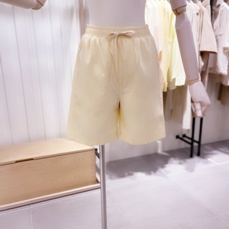 허리스트링 뒤 아웃포켓 숏팬츠