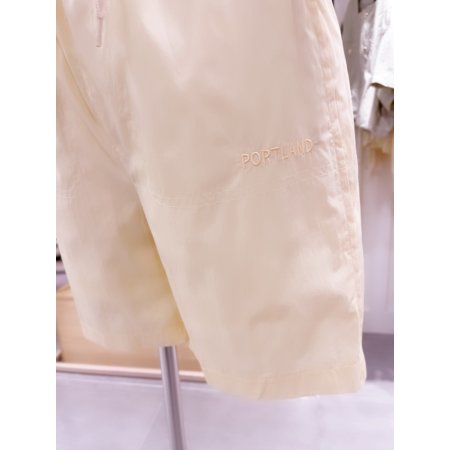 허리스트링 뒤 아웃포켓 숏팬츠