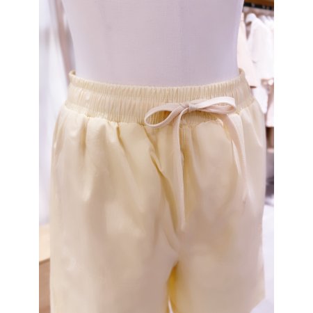 허리스트링 뒤 아웃포켓 숏팬츠