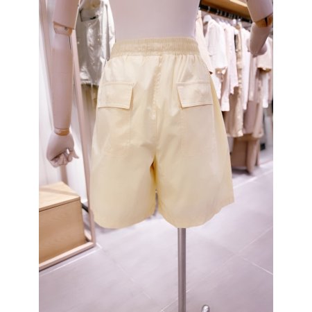 허리스트링 뒤 아웃포켓 숏팬츠