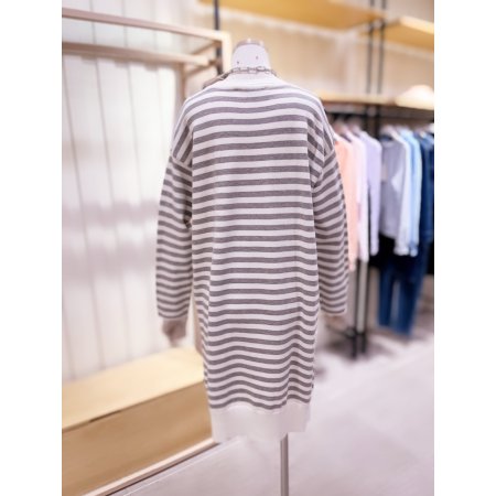 스트라이프 와끼트임 원피스