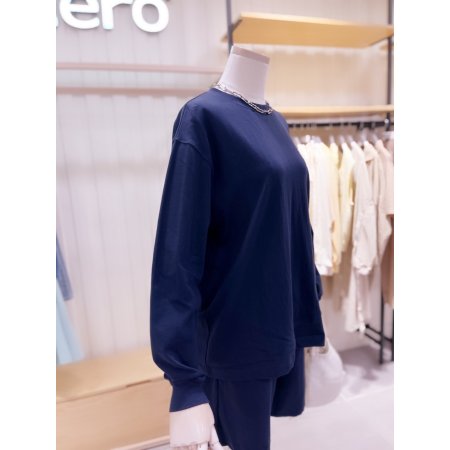 라운드넥 루즈핏 티셔츠