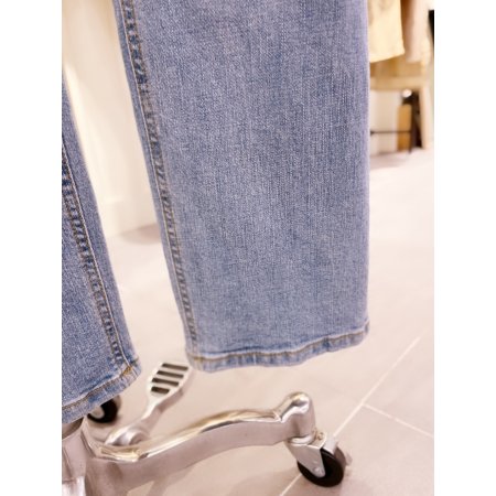 하이웨스트 일자핏 라이트 데님 진 팬츠