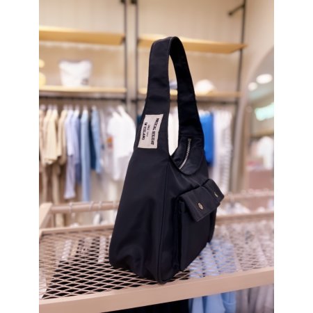 포켓 포인트 나일론 호보백