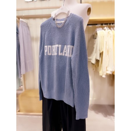 PORTLAND 자카드 니트