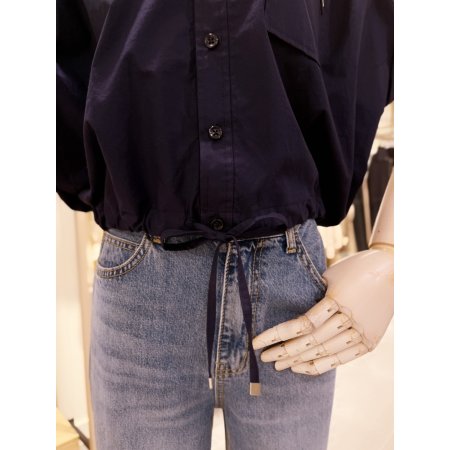 어깨셔링 민소매 셔츠