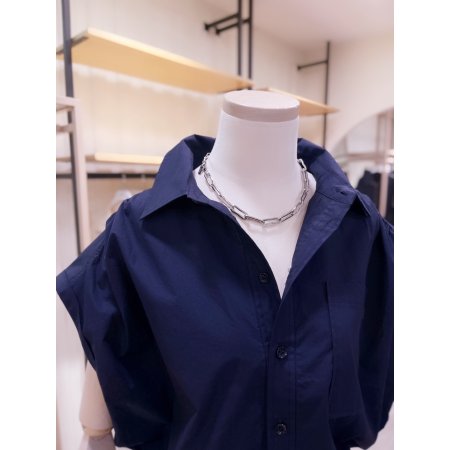 어깨셔링 민소매 셔츠