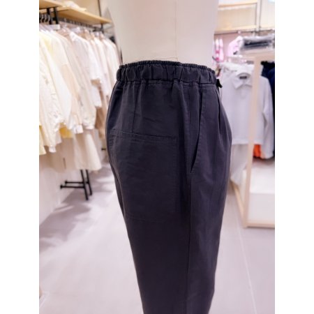 투턱 린넨 스트링 팬츠