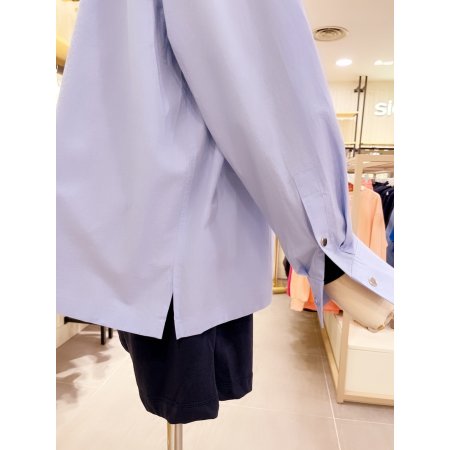 M 자수 후드 셔츠