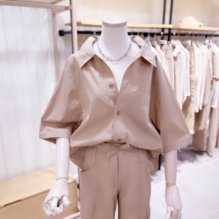 빅포켓 포인트 셔츠