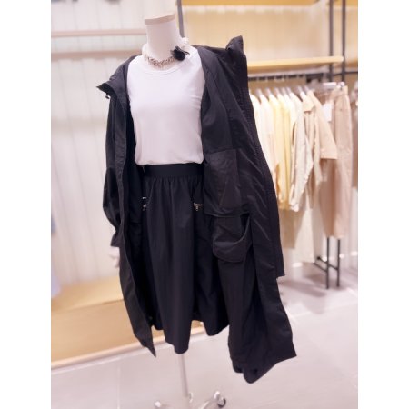 스트링 메쉬안감 오버핏 점퍼