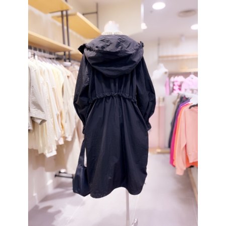 스트링 메쉬안감 오버핏 점퍼