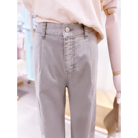 사이드 포켓 디테일 다잉 배기핏 팬츠