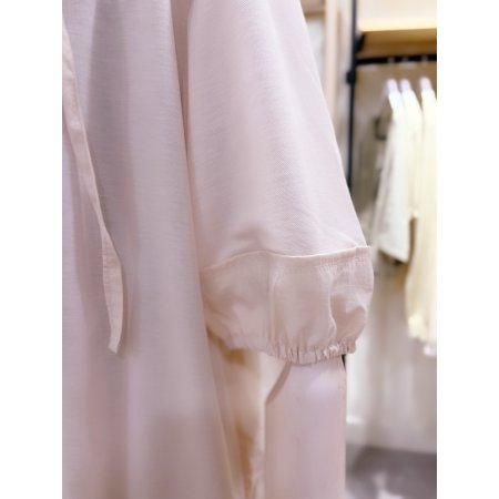 린넨 져지믹스 후드 점퍼