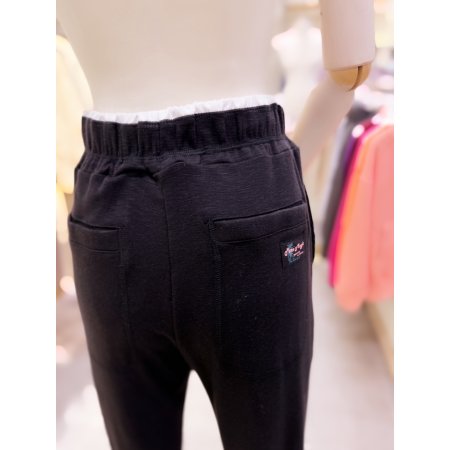 우븐 해리 테이프 스트링 조거팬츠