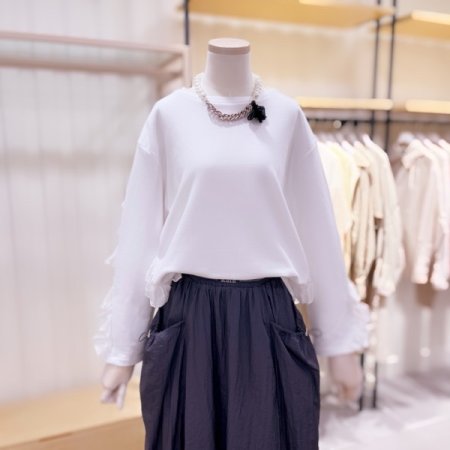 셔링 포인트 티셔츠