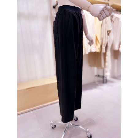 엠버자수 울 밴딩 루즈핏 슬랙스 팬츠