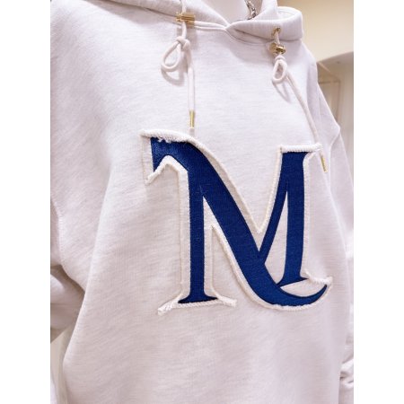 데끼 포인트 M아플리케 후드 티셔츠