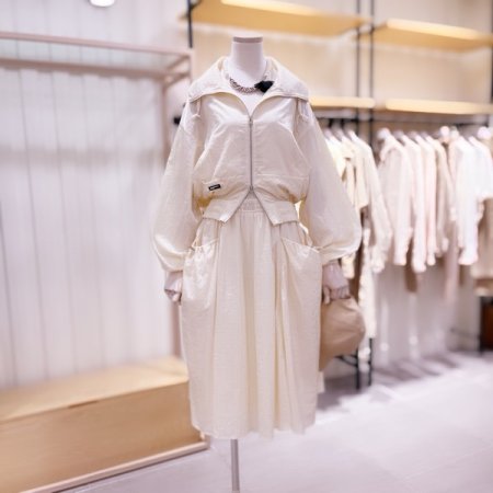 허리밴딩 사이드포켓 스커트