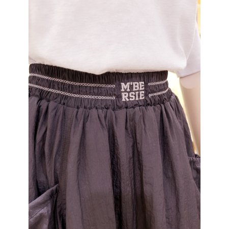 허리밴딩 사이드포켓 스커트