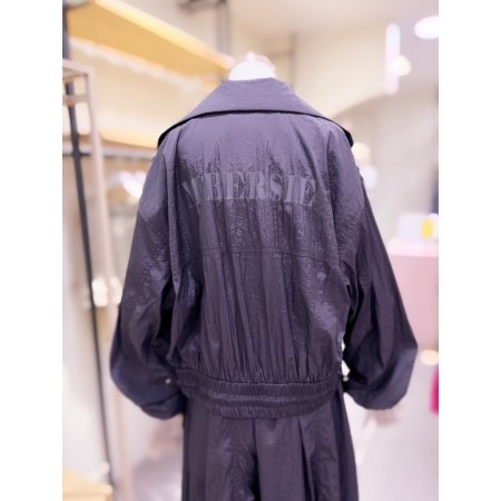 가로포켓 홑겹 크롭 집업 점퍼