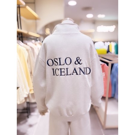 뒷판레터링 반집업 맨투맨