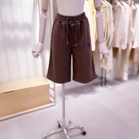 레터링 허리밴딩 5부 팬츠