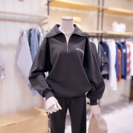 절개 집업 나그런 맨투맨 티셔츠