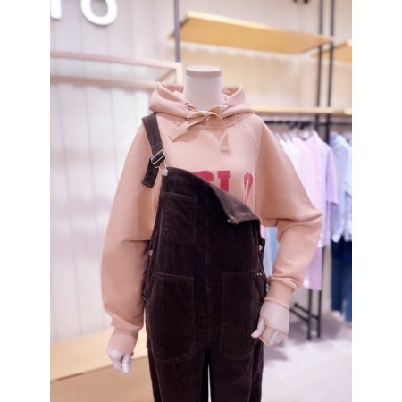 포켓포인트 코듀로이 오버롤팬츠